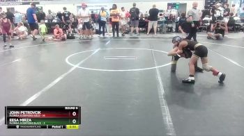 56 lbs Round 6 (8 Team) - John Petrovcik, Florida Scorpions Gold vs Eesa Mirza, Florida Scorpions Black