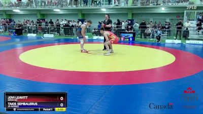 71kg Cons. Round 5 - Jovi Leavitt, Dinos WC vs Takis Sembalerus, Jr Huskies