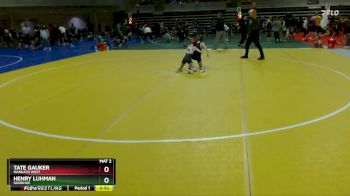 70 lbs Cons. Round 3 - Tate Gauker, Mankato West vs Henry Luhman, Goodhue