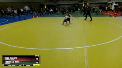 70 lbs Cons. Round 3 - Tate Gauker, Mankato West vs Henry Luhman, Goodhue