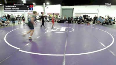 225 lbs Cash Mannon, Oklahoma Blue vs Derrick DePetris, Florida