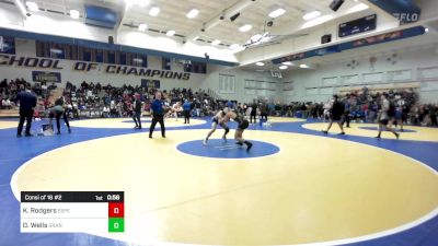 141 lbs Consi Of 16 #2 - Kenneth Rodgers, Esperanza vs Devon Wells, Granite Hills-El Cajon