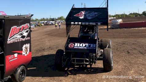 Kyle Hirst Steals The Big Outlaw Money At Silver Dollar Speedway