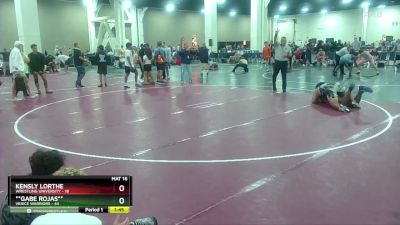 215 lbs Round 1 (10 Team) - **Gabe Rojas**, Venice Warriors vs Kensly Lorthe, Wrestling University