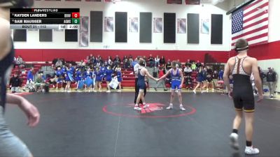 113 lbs Quarterfinal - Kayden Landers, Denver vs Sam Mausser, AGWSR