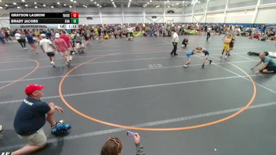 65 lbs Quarterfinal - Brady Jacobs, Unattached vs Grayson LaGrow, Unattached