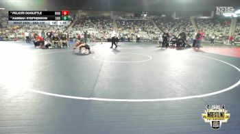 G6A-100 lbs Cons. Semi - Hannah Stephenson, SAND SPRINGS (Girls) vs Feliciti Doolittle, DOUGLASS (Girls)