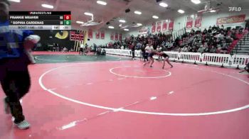 135 lbs Cons. Round 6 - Frankie Weaver, Huntington Beach vs Sophia Cardenas, Eleanor Roosevelt