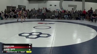 105 lbs Round 4 (6 Team) - Gabriel Waite, PA Alliance vs Teagan Luna, PNW Gold