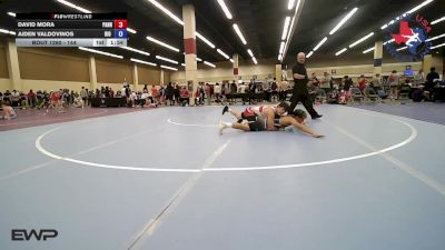 144 lbs Quarterfinal - David Mora, Panhandle RTC vs Aiden Valdovinos, Rio Grande City High School Wrestling