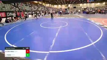 98 lbs Quarterfinal - Alicia Serratos, Hawkeye WC vs Jillian Wells, Team So. Cal