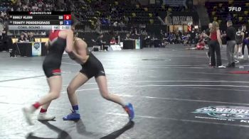 110 lbs Cons. Round 1 - Emily Klein, East Stroudsburg University vs Trinity Pendergrass, Quincy