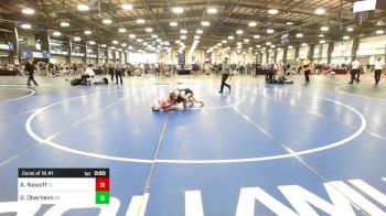 95 lbs Consi Of 16 #1 - Alexander Nassiff, FL vs Gabe Oberheim, PA