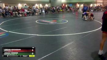 113 lbs Round 1 (6 Team) - Jordan Mukaddam, NFWA Black vs Joshua Winiker, New England Gold