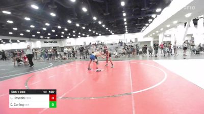 130 lbs Semifinal - Logan Hayashi, Espana WC vs Cooper Carling, Sierra Sabers