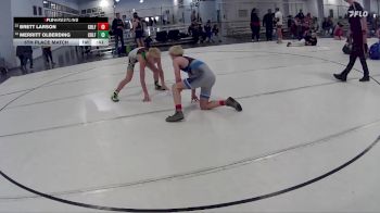 129 lbs 5th Place Match - Brett Larson, Elm Creek vs Merritt Olberding, Fort Calhoun