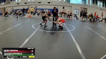 72 lbs Quarterfinal - David Sargsyan, LWC vs Giovanni Amicarelle, Unattached