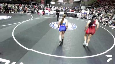 170 lbs Selieni Paseka, LAWA - Los Angles Wrestling Association vs Brianna Thomas, SJWA - San Joaquin Wrestling Association