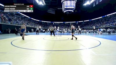 136 lbs Round Of 32 - Lucas Persun, Athens vs Jesse Fisher, New Castle