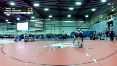 132 lbs Cons. Round 2 - Josiah Fernancez, Shadow Ridge vs Brody Cox, Spanish Springs