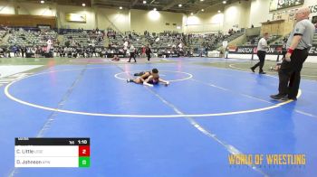 92 lbs Quarterfinal - Cruz Little, Legend Wrestling Club vs Darion Johnson, All-Phase Wrestling