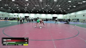 157 lbs Quarterfinal - Trey Craig, Liberty vs Alex Hutchcraft, Smithville