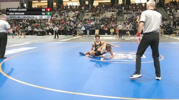 150-2A/1A Champ. Round 1 - Asa Wexler, Poolesville vs Ayden Leader, Huntingtown