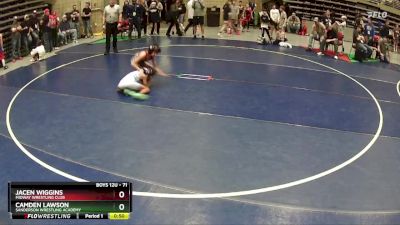 71 lbs Cons. Round 3 - Camden Lawson, Sanderson Wrestling Academy vs Jacen Wiggins, Midway Wrestling Club