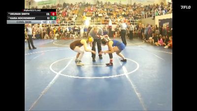 124 lbs Cons. Semi - Kara Hockenbery, West Jefferson vs Deunan Smith, Columbus