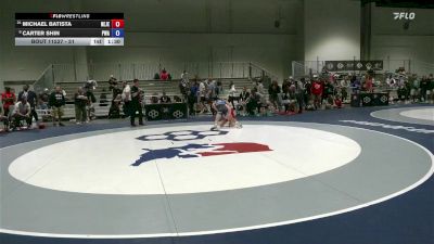 51 lbs 3rd Place Match - Michael Batista, New Jersey vs Carter Shin, Palm Wrestling Academy