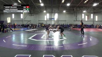 160 lbs Champ. Round 1 - Emma Stevenson, Cornell College vs Sidney Milligan, Lyon College