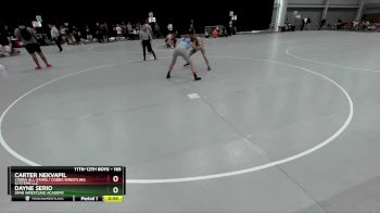 165 lbs Cons. Round 7 - Dayne Serio, SPAR Wrestling Academy vs Carter Nekvapil, COBRA ALL-STARS / Cobra Wrestling Systems LLC