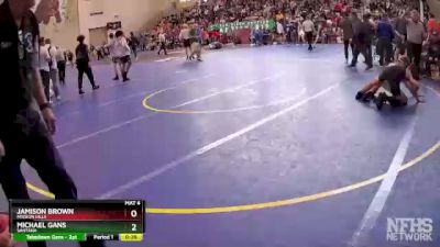 115 Boys Cons. Round 3 - Michael Gans, Santana vs Jamison Brown, Mission Hills