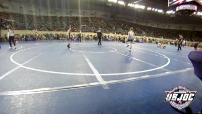 76 lbs Round Of 32 - James Hays, Liberty Warrior Wrestling Club vs Zachary Madrid, Team Tulsa Wrestling Club