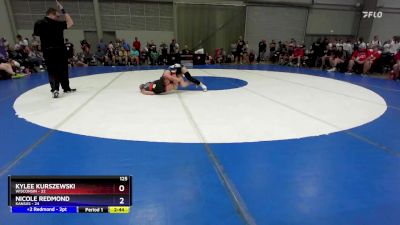 125 lbs Placement Matches (16 Team) - Kylee Kurszewski, Wisconsin vs Nicole Redmond, Kansas