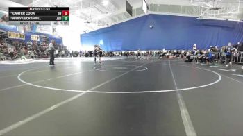 106 lbs Champ. Round 1 - Carter Cook, Olathe West vs Riley Luckenbill, Junction City