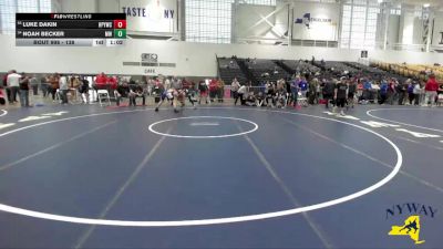 138 lbs Quarterfinal - Luke Dakin, Hyde Park Youth Wrestling Club vs Noah Becker, Mexico Wrestling