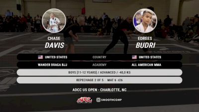 Chase Davis vs Edrees Budri 2025 ADCC Charlotte Open