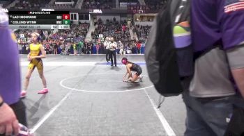 75 lbs Champ. Round 1 - Collins Wynn, Wakeeney Wrestling Club vs Laci Montano, MAC
