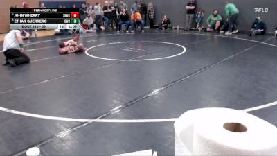 59 lbs Cons. Semi - Ethan Guerrero, Cougar Wrestling Club vs John Wherry, 208 Badgers Wrestling Club
