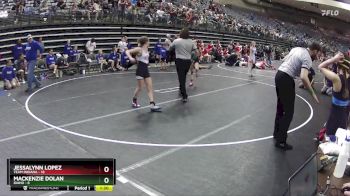 82 lbs Round 1 (6 Team) - Jessalynn Lopez, Team Indiana vs Mackenzie Dolan, Idaho