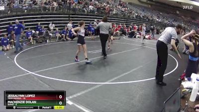 82 lbs Round 1 (6 Team) - Jessalynn Lopez, Team Indiana vs Mackenzie Dolan, Idaho