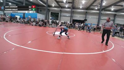 130 lbs Final - Jack Aderman, Allegany vs Xander Insley, Littlestown