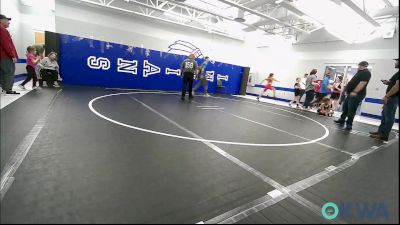 88/95 lbs Rr Rnd 5 - Sophia Manning, Elgin Wrestling vs Ashlynn Clark, Team Nomad