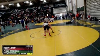 144 lbs Champ. Round 1 - Keenan Jensen, Pleasanton vs Phillip Titkemeier, Loomis Wrestling Club