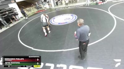 190 lbs Quarterfinal - Bernardo Phillips, California vs Abtin Rostama, California