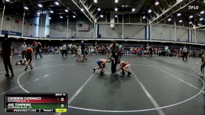 72 lbs Round 3 (10 Team) - Cameron Catenacci, U2 Uprising Blue vs Axe Tompkins, U2 Uprising Black