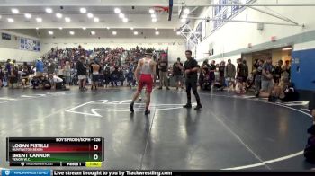 126 lbs Cons. Round 4 - Logan Pistilli, Huntington Beach vs Brent Cannon, Venom W.C.