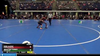 95 lbs Round 4 - Braxton Turney, New Prague vs Zion Alstat, Evansdale Wolves