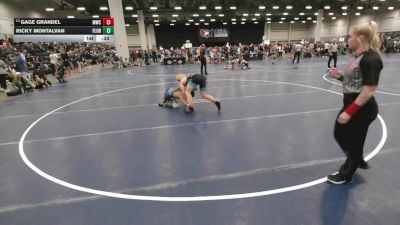 144 lbs Cons. Sub-rd Of 32 - Gage Grandel, MWC Wrestling Academy vs Ricky Montalvan, Florida